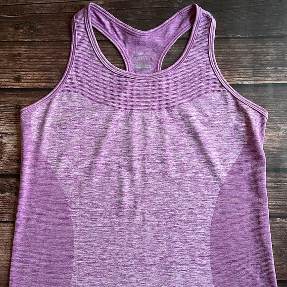 NIKE | Pale purple marl DRIFIT racerback workout tank - Picture 4 of 9